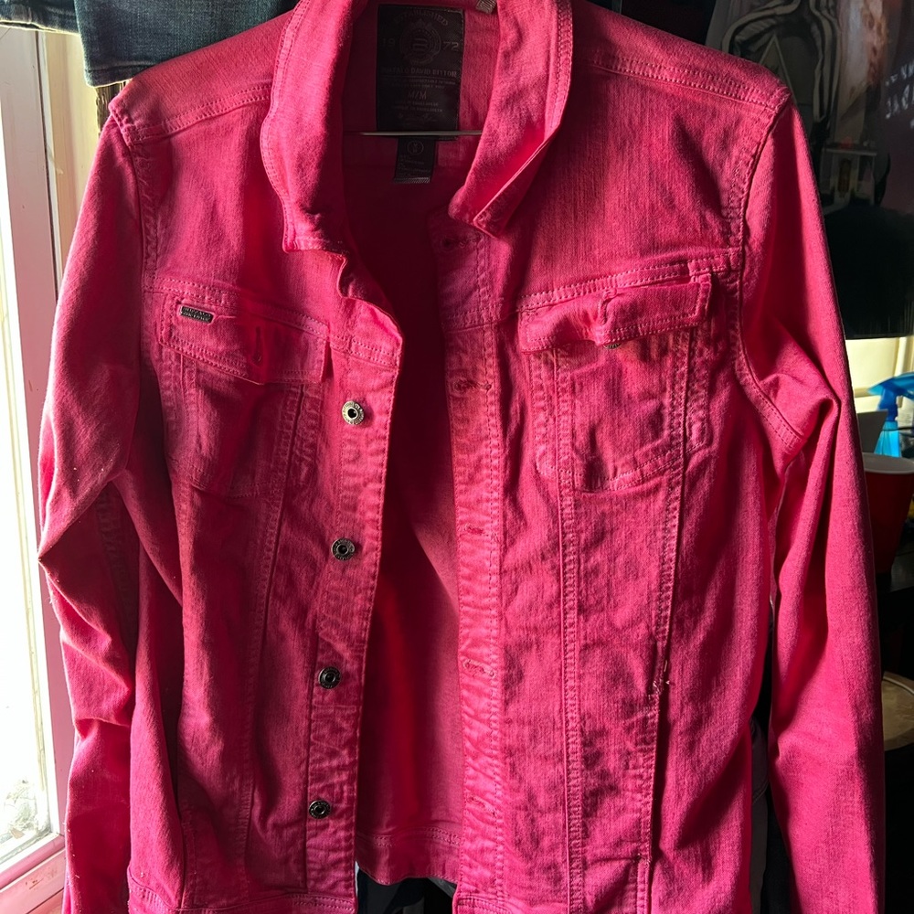 Buffalo David Bitton Denim Jacket Pink/Cherry
